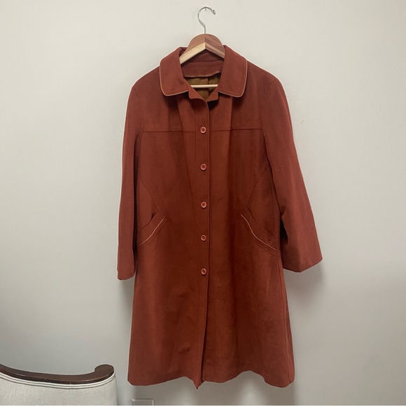 vintage Jackets & Blazers - Vintage Suede Duster